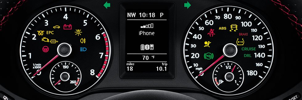 dashboard symbols and meanings vw touareg